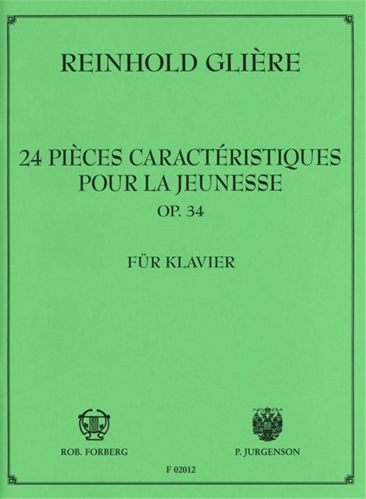 24 pieces characteristiques pour la jeunesse